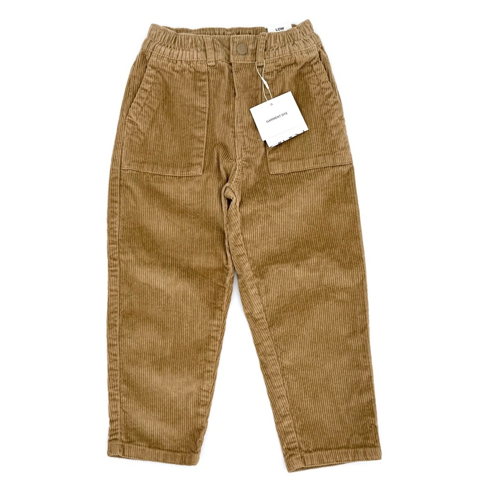 NWT Zara Little Boys Thanksgiving / Christmas Corduroy Pants in Brown 3-4